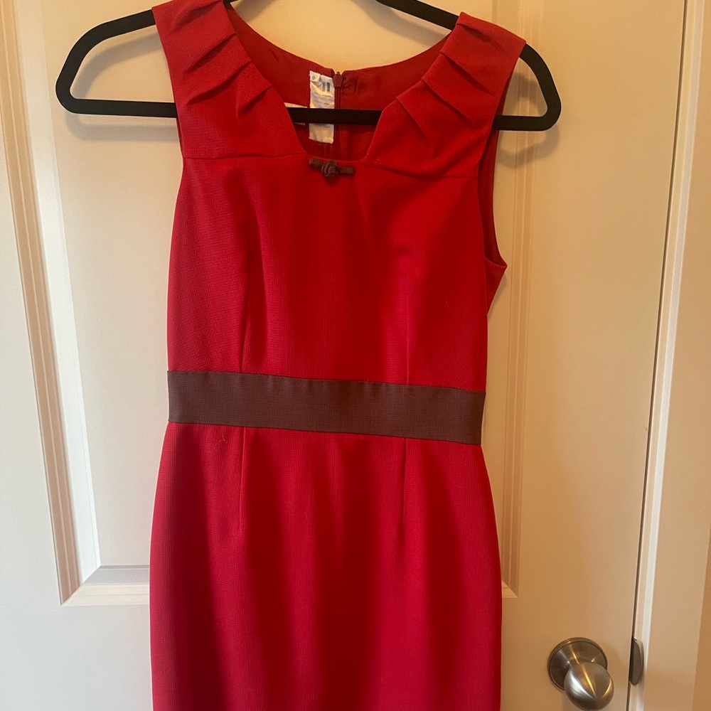 Red Chinese inspired red dress